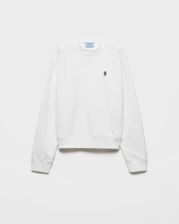 Crew-neck cotton sweatshirt Crew-neck cotton sweatshirt