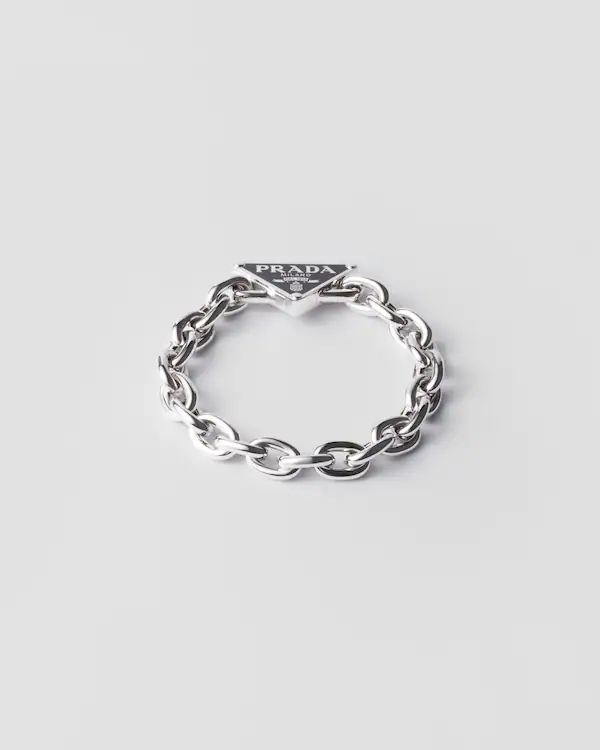 Silver chain bracelet