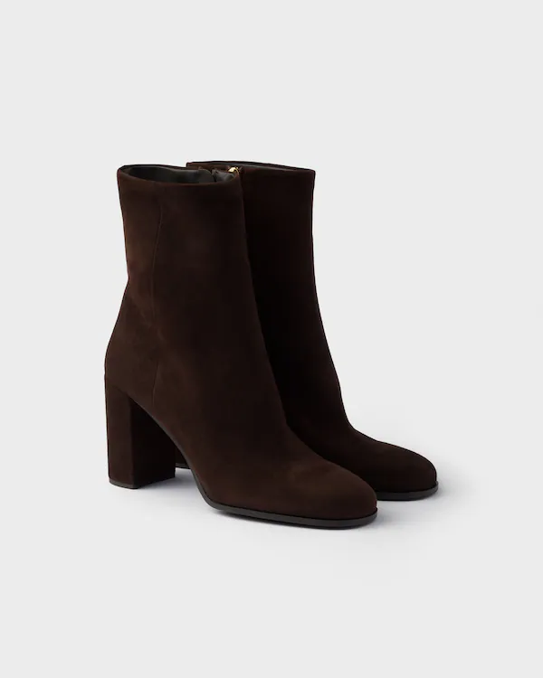 Suede booties Suede booties