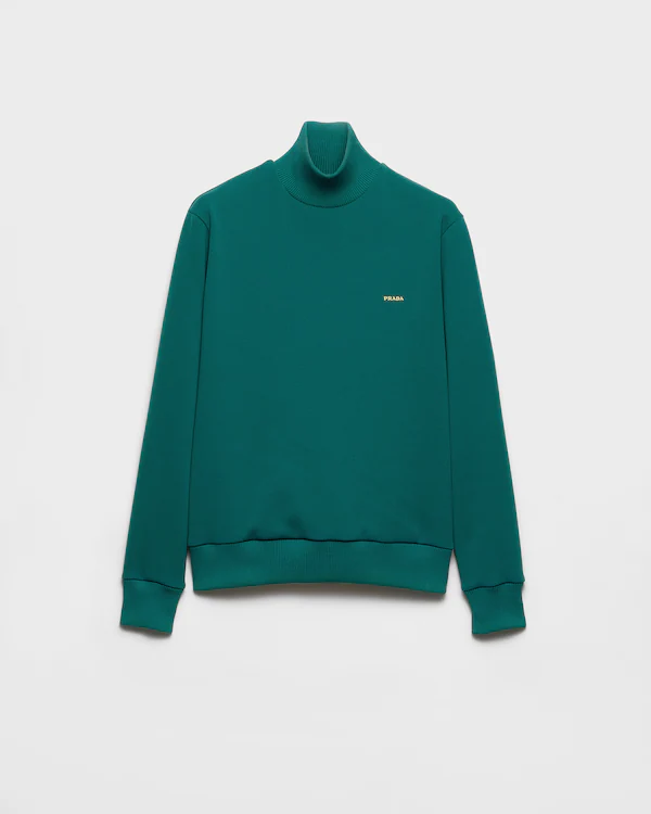 Technical fabric turtleneck sweatshirt Technical fabric turtleneck sweatshirt