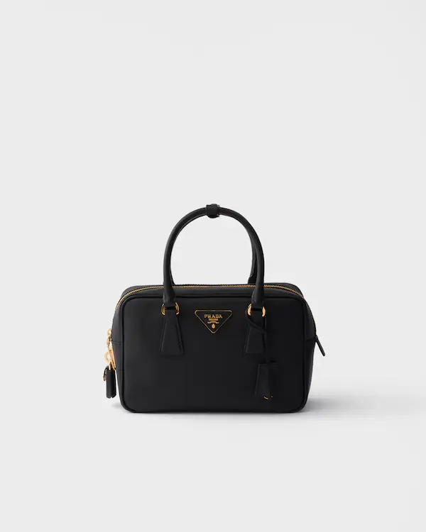 Small Saffiano leather top-handle bag