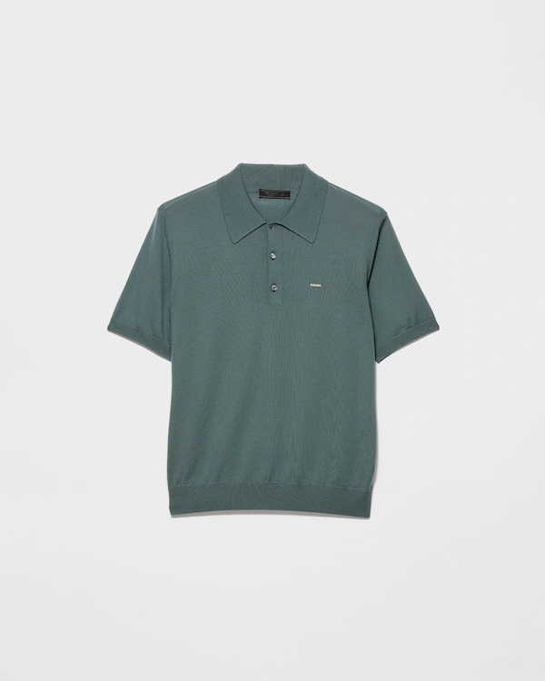 Superfine wool polo shirt Superfine wool polo shirt