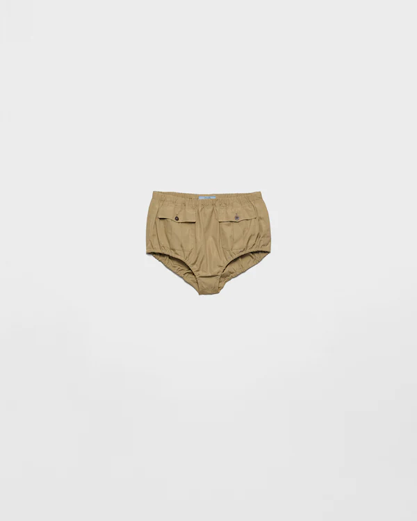 Poplin shorts