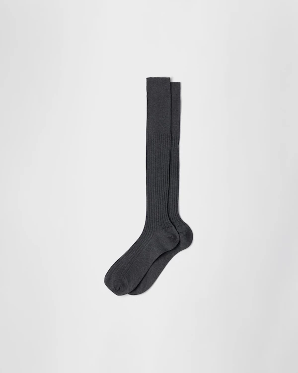 Calf-length socks