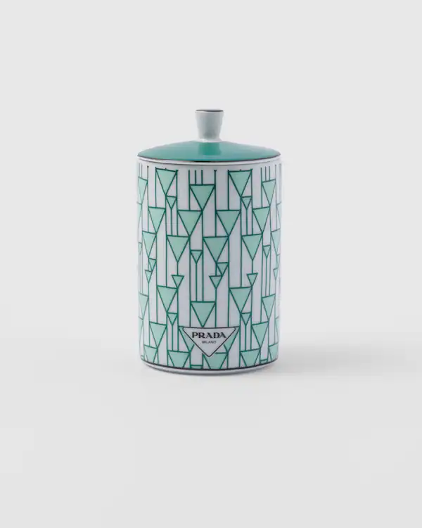 Porcelain scented candle - Vienna Green