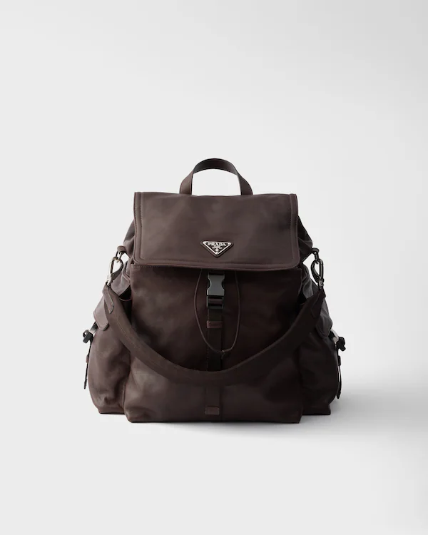 Prada Explore leather backpack