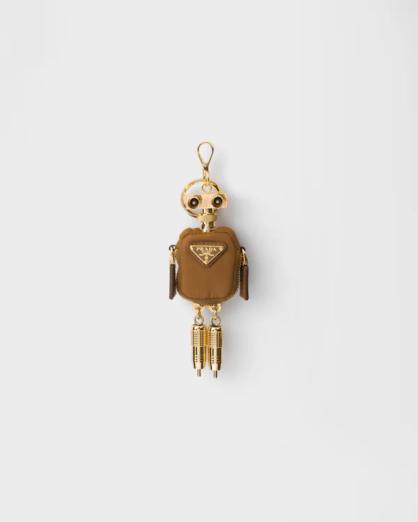 Robot Re-Nylon keychain charm