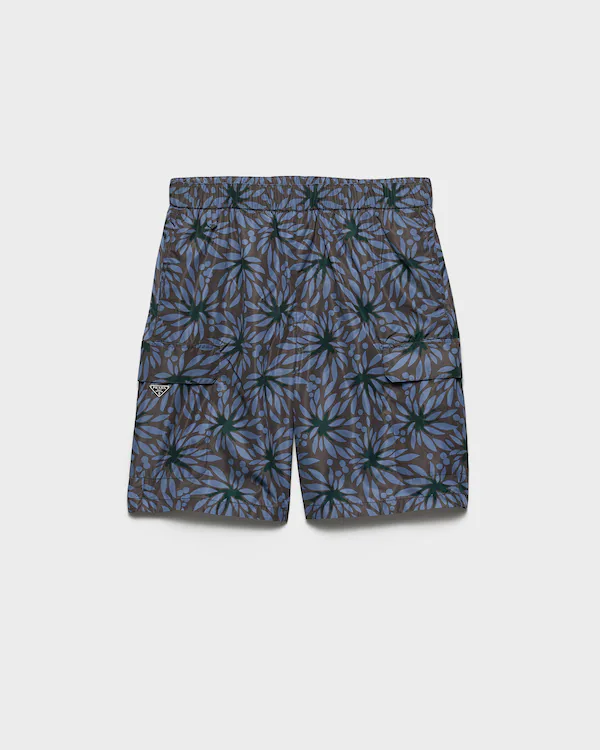 Printed Re-Nylon swim trunks Printed Re-Nylon swim trunks