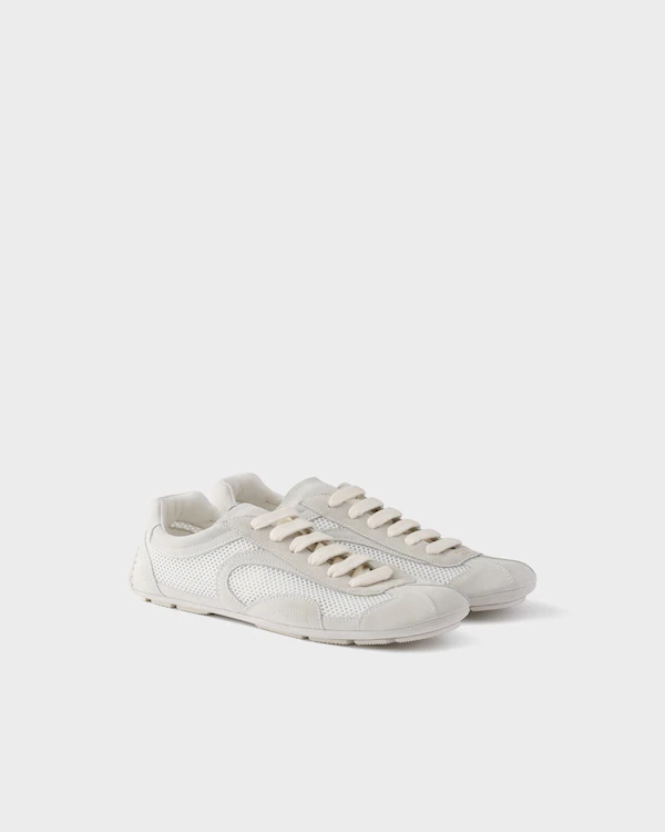 Montecarlo Re-Edition 2005 suede and mesh sneakers