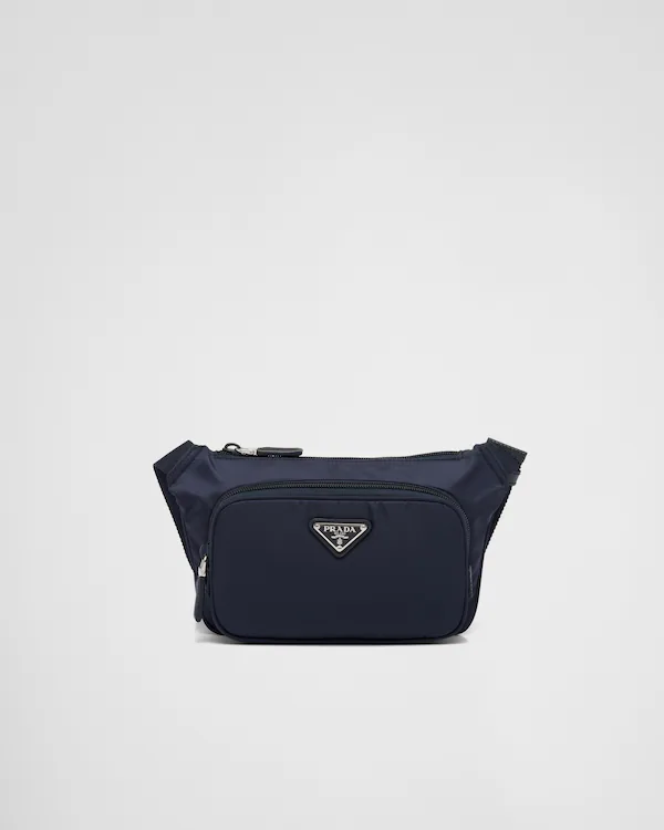 Re-Nylon and Saffiano leather shoulder bag Re-Nylon and Saffiano leather shoulder bag