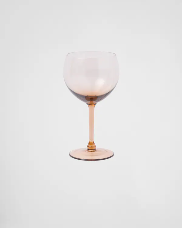 Set of two crystal red wine glasses - New York