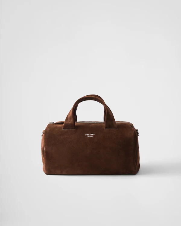 Small suede duffle bag Small suede duffle bag