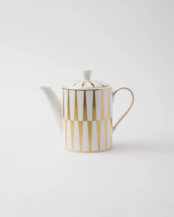 Porcelain coffee pot – Stripes Porcelain coffee pot - Stripes