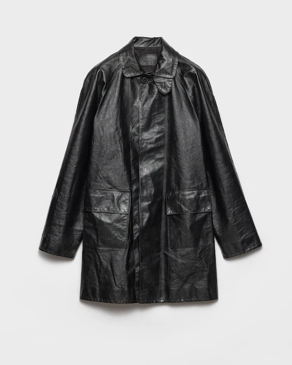 Leather coat Leather coat