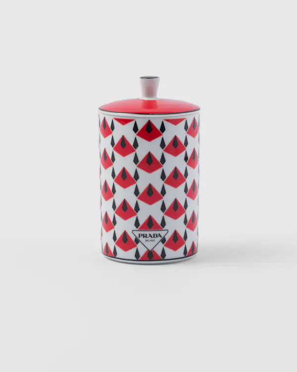 Porcelain scented candle - Vienna Red