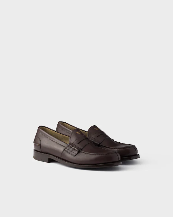 Leather loafers