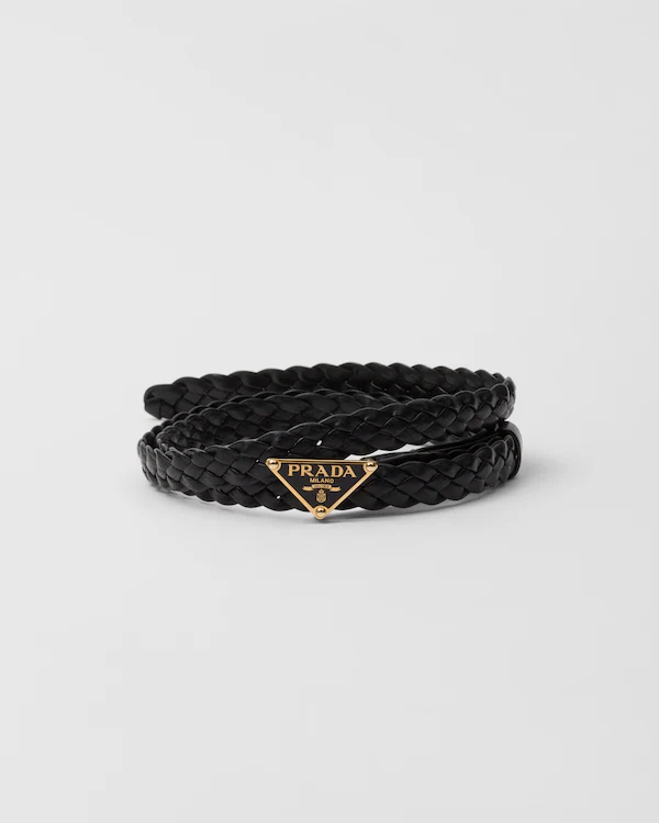 Nappa leather belt