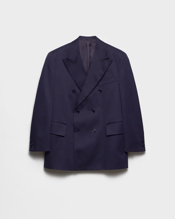 Double-breasted cotton jacket