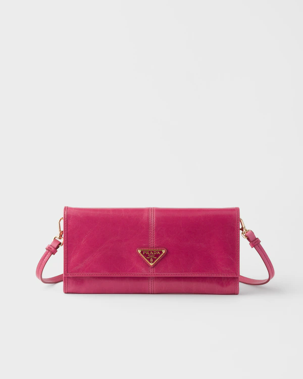 Leather wallet with shoulder strap Leather wallet with shoulder strap