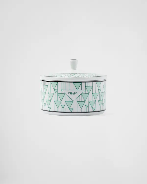 Porcelain box - Vienna Green