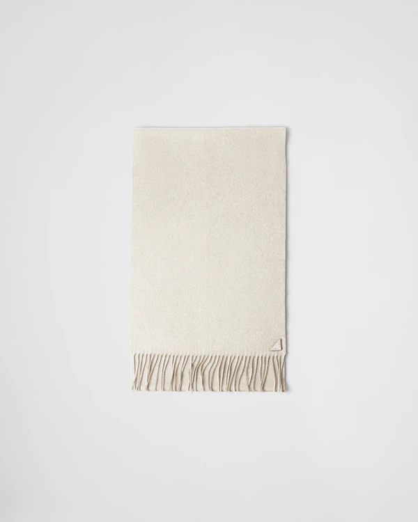 Silk and cashmere scarf