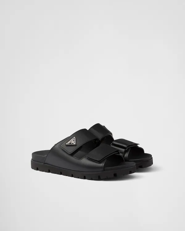 Leather strap slides