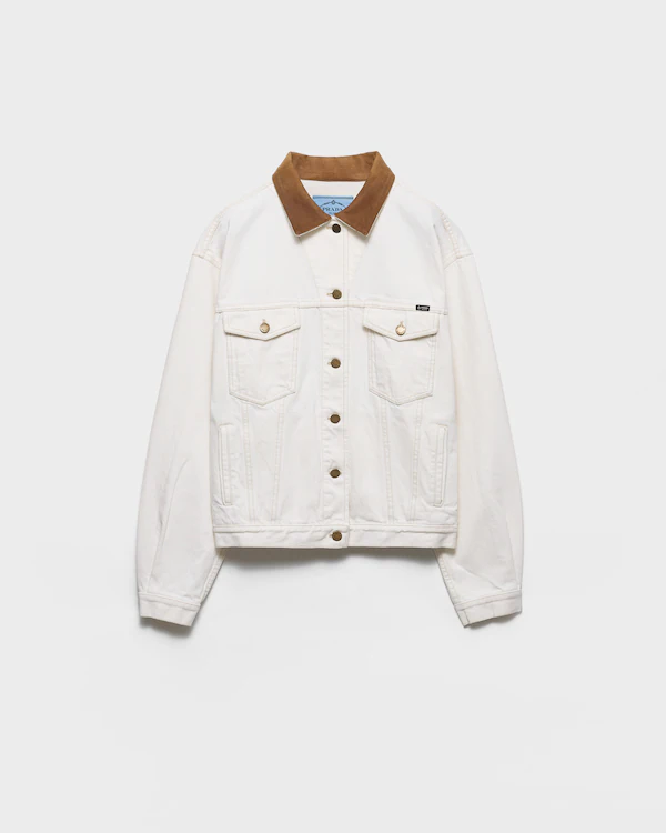 Old denim blouson jacket