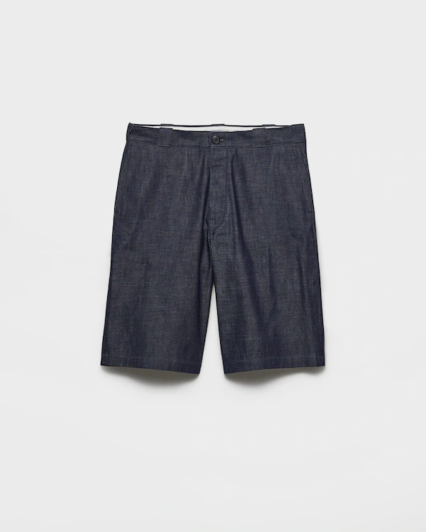 Raw denim Bermudas