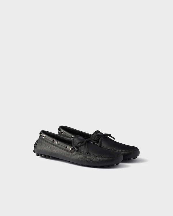 Leather driving shoe