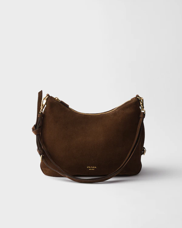 Prada Fold large suede bag Prada Fold large suede bag