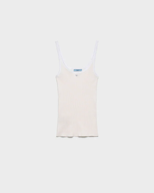 Ribbed cotton top Ribbed cotton top