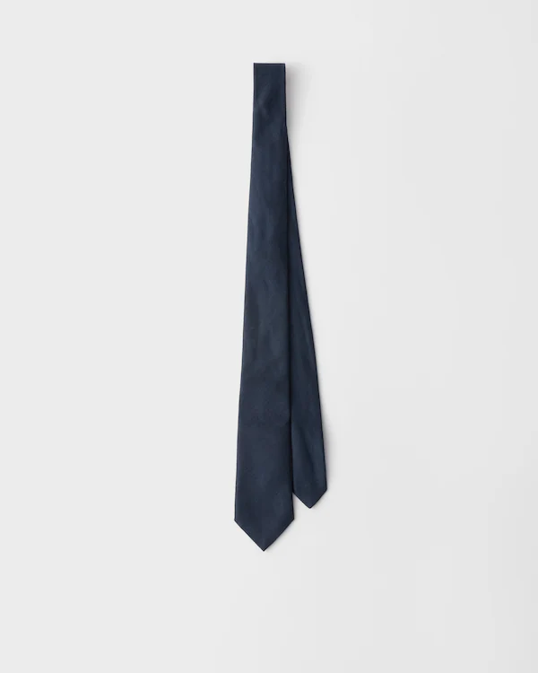 Silk and linen tie Silk and linen tie