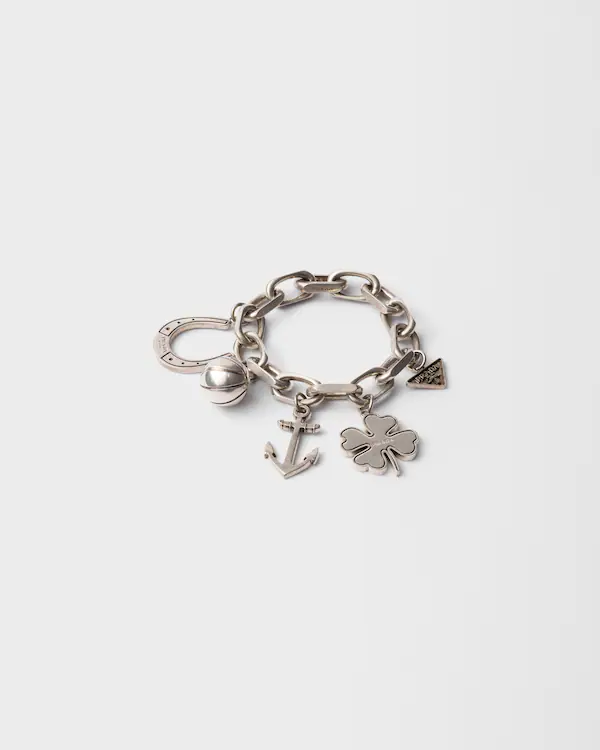 Metal charm bracelet