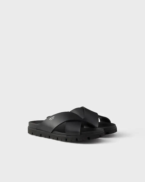 Crisscross rubber slides Crisscross rubber slides