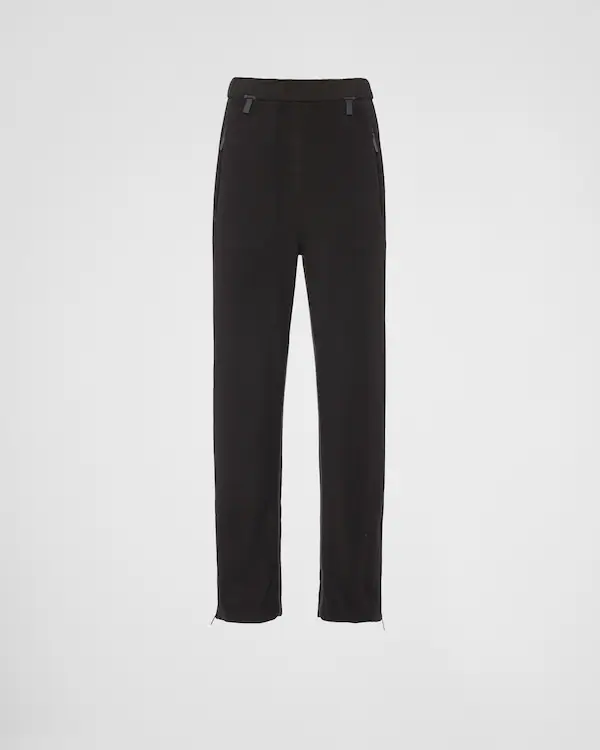 Recycled technical fleece joggers