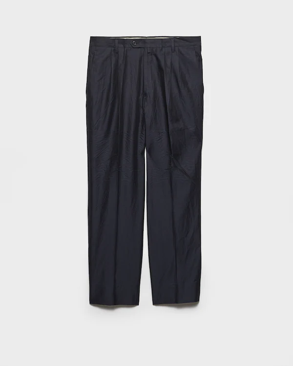 Cotton and silk pants Cotton and silk pants