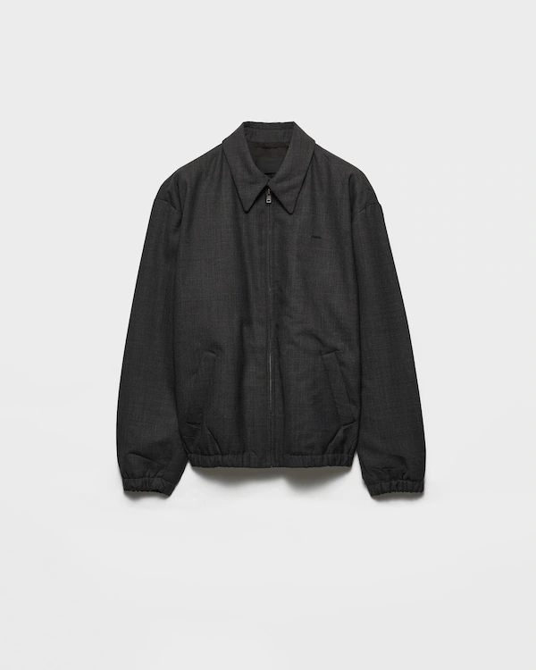 Wool blouson jacket Wool blouson jacket