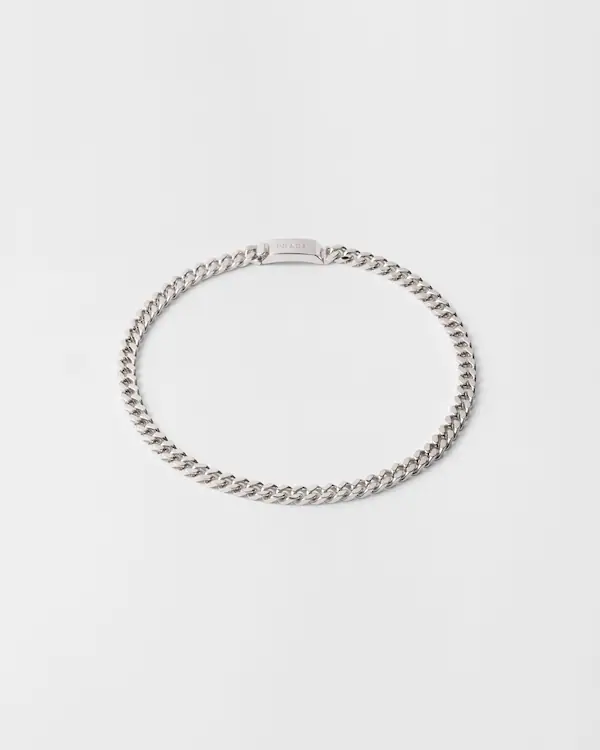Silver chain necklace