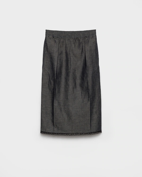Chambray skirt