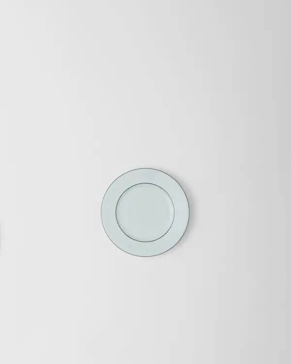 Set of two porcelain bread plates - Celadon