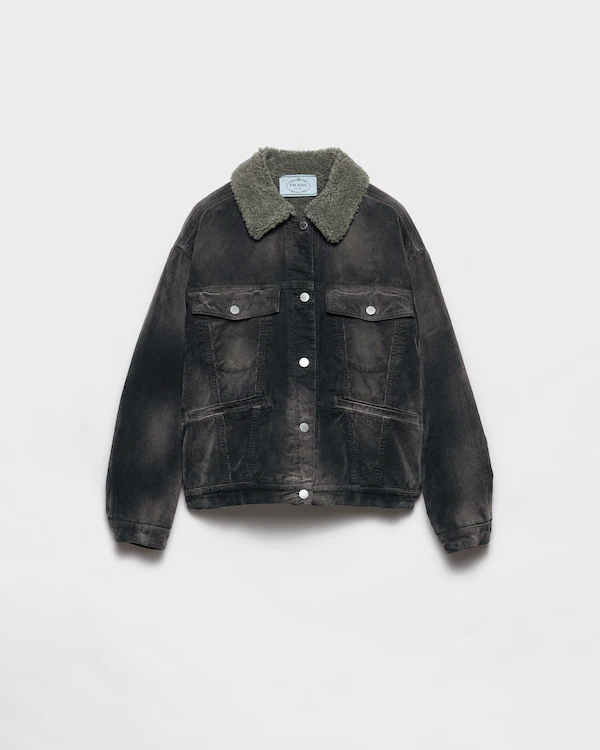 Corduroy blouson jacket Corduroy blouson jacket
