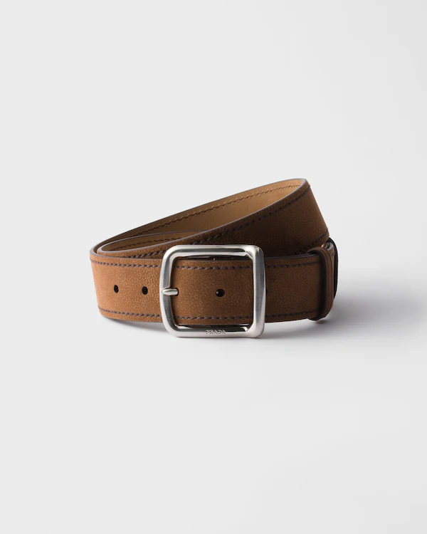 Nubuck leather belt Nubuck leather belt