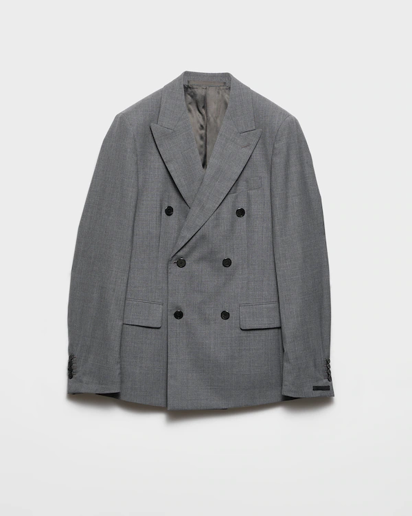 Double-breasted wool jacket Double-breasted wool jacket