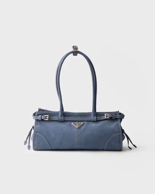 Prada Bonnie medium nubuck leather handbag
