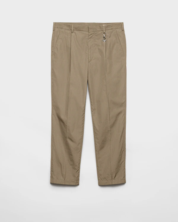Cotton pants with key ring