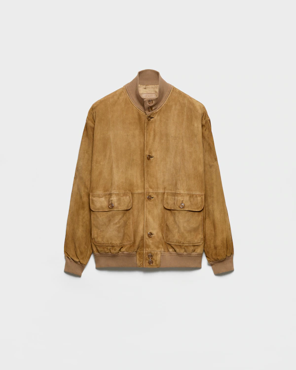 Suede blouson jacket Suede blouson jacket