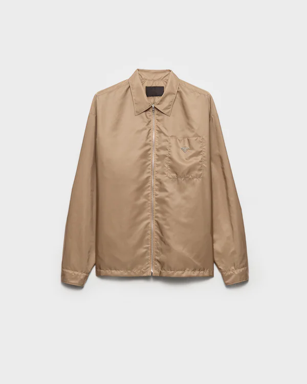 Re-Nylon zipper shirt