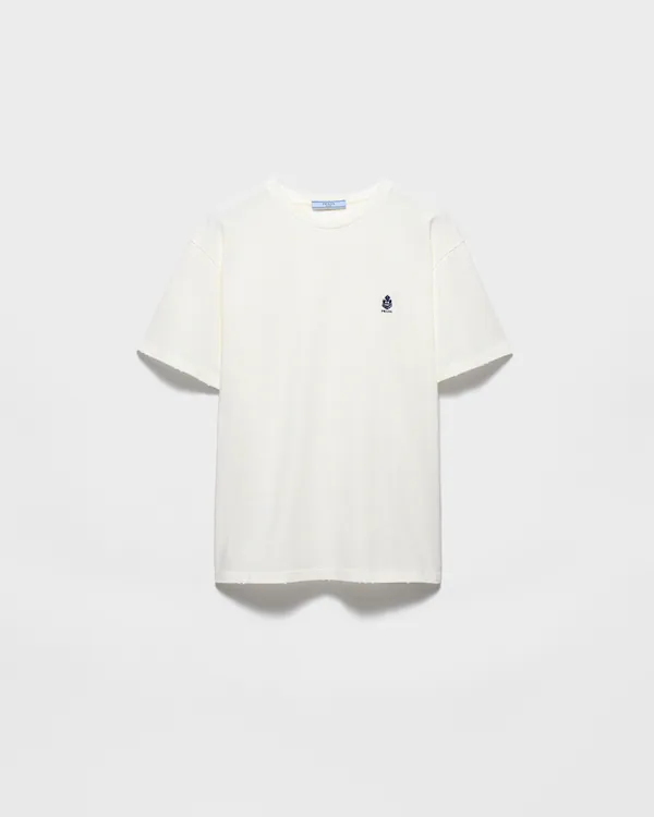 Garment-dyed jersey T-shirt