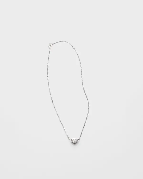 Eternal Gold pendant necklace - white gold and laboratory-grown diamond