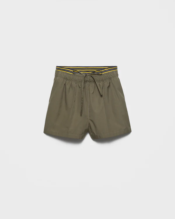 Poplin shorts
